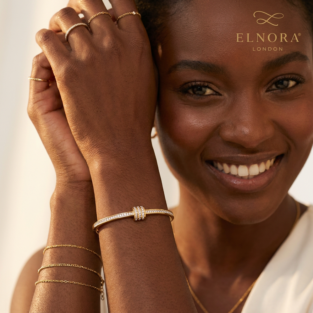 Liora Crystal Bangle