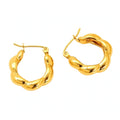 Mila Twist Hoop Earrings
