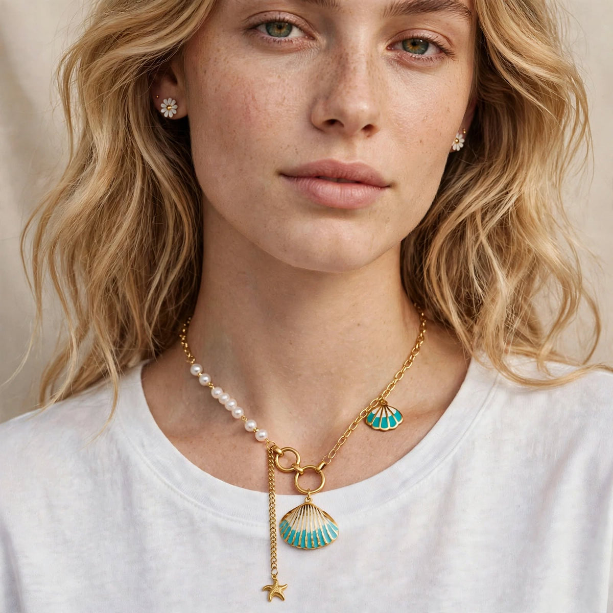 Pearl Cove Shell Necklace