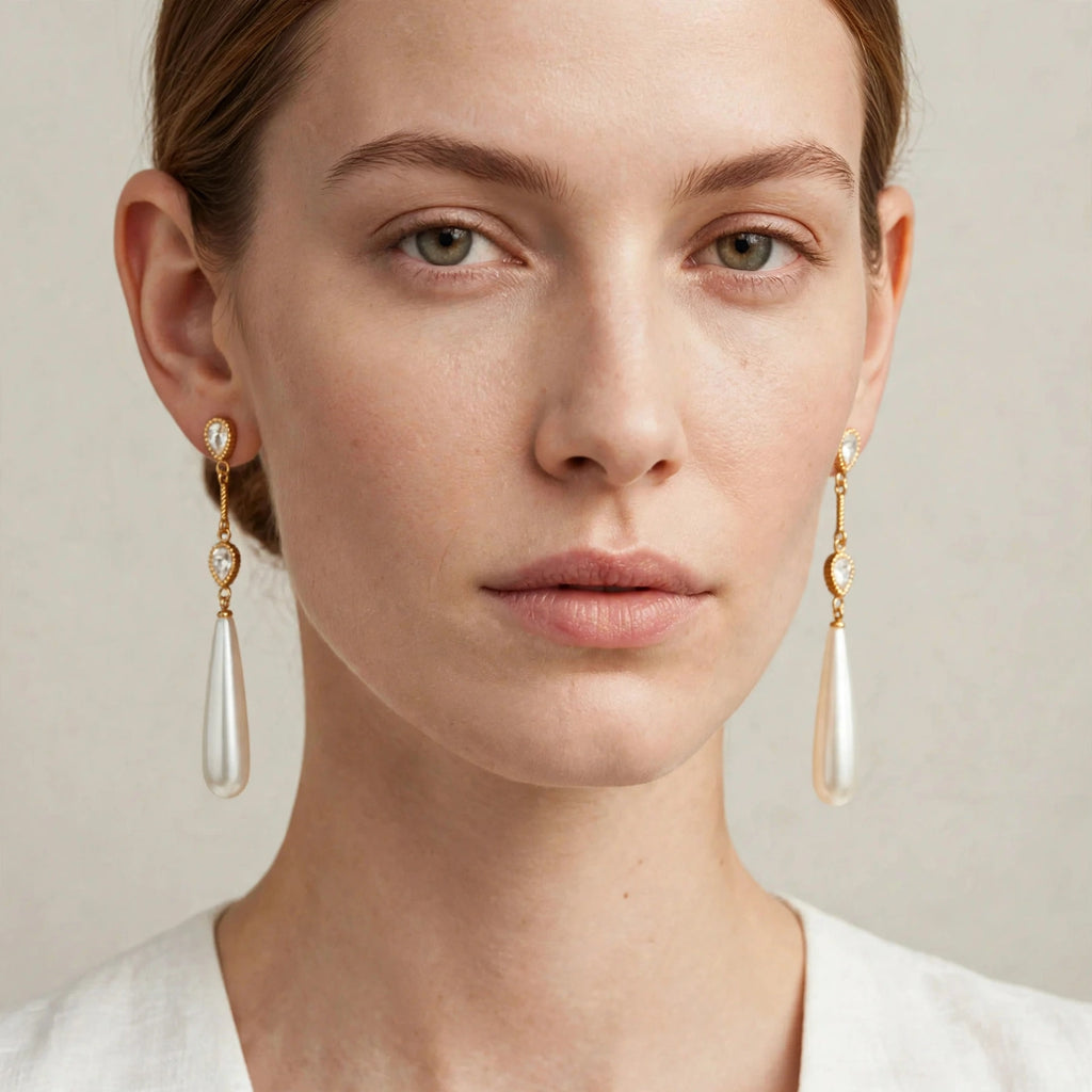 Seraphina Pearl Drop Earrings