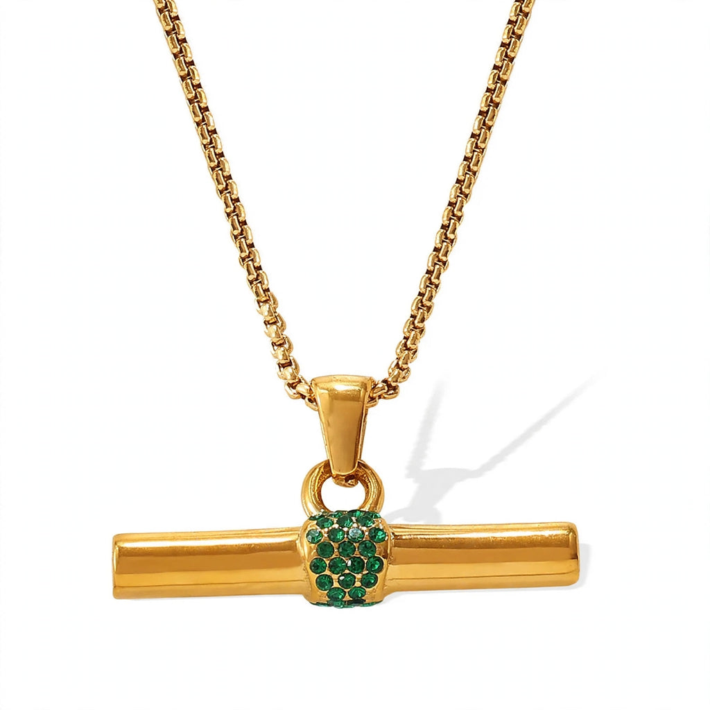 Verde T-Bar Necklace