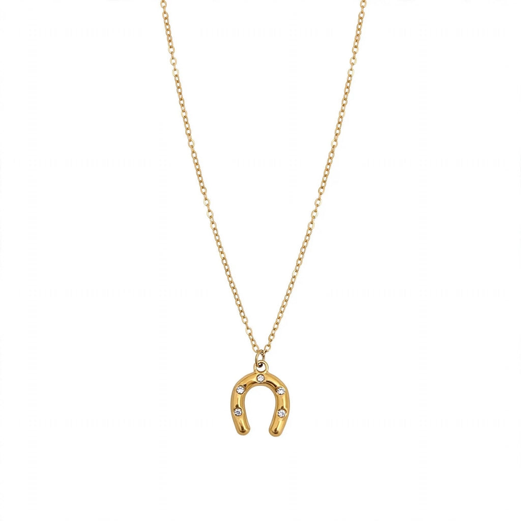 Fortuna Lucky Horseshoe Necklace