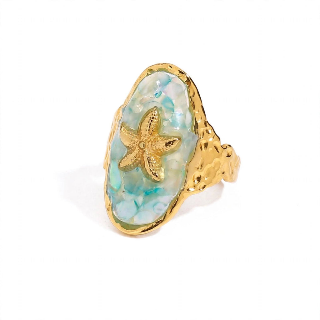 Maris Starfish Shell Open Ring