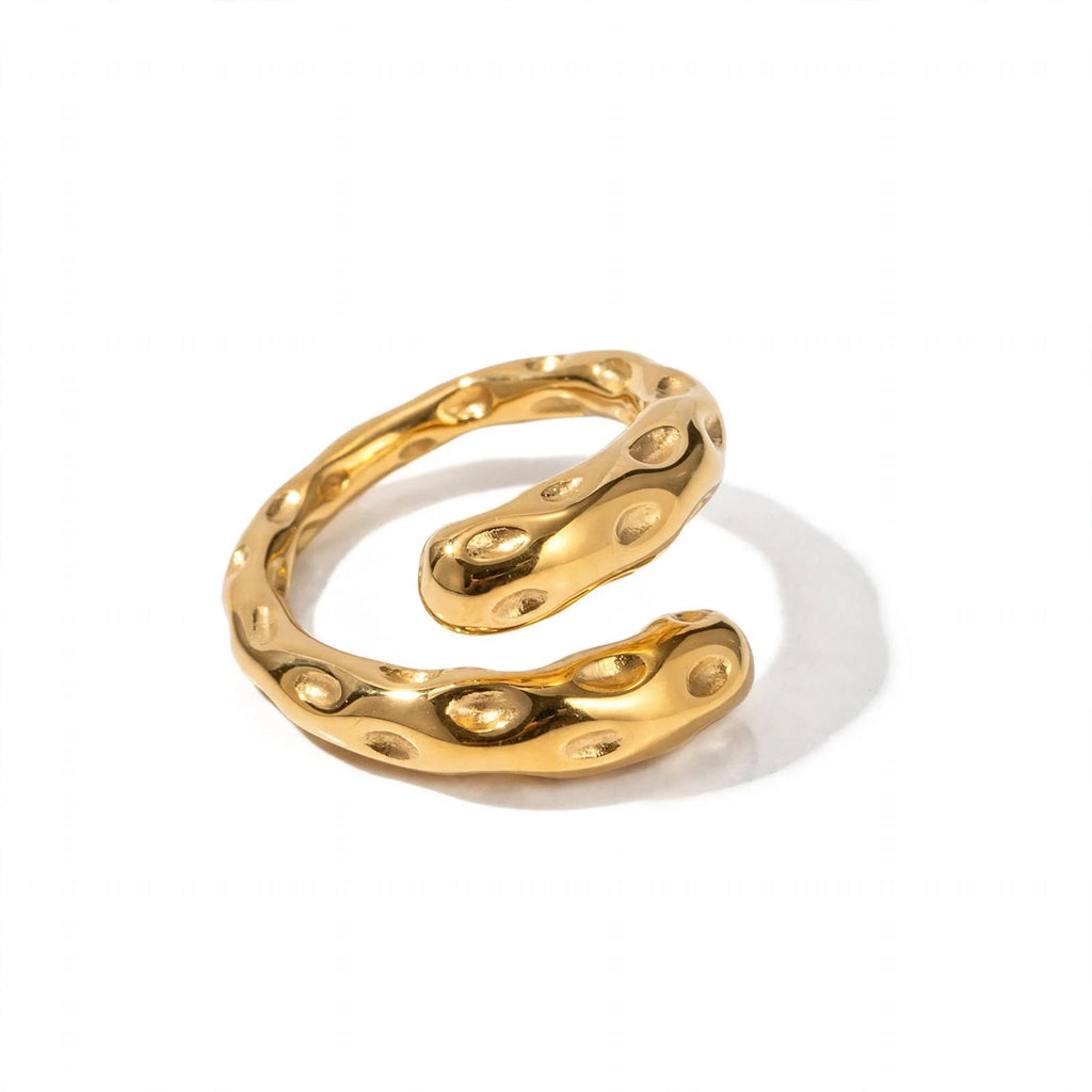Aurelia Molten Wrap Ring