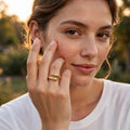 Aurelia Molten Wrap Ring